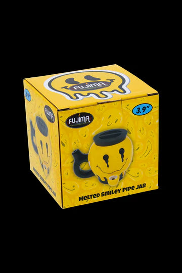 FUJIMA - LARGE CERAMIC STORAGE JAR - STONER SMILEY - SINGLE
