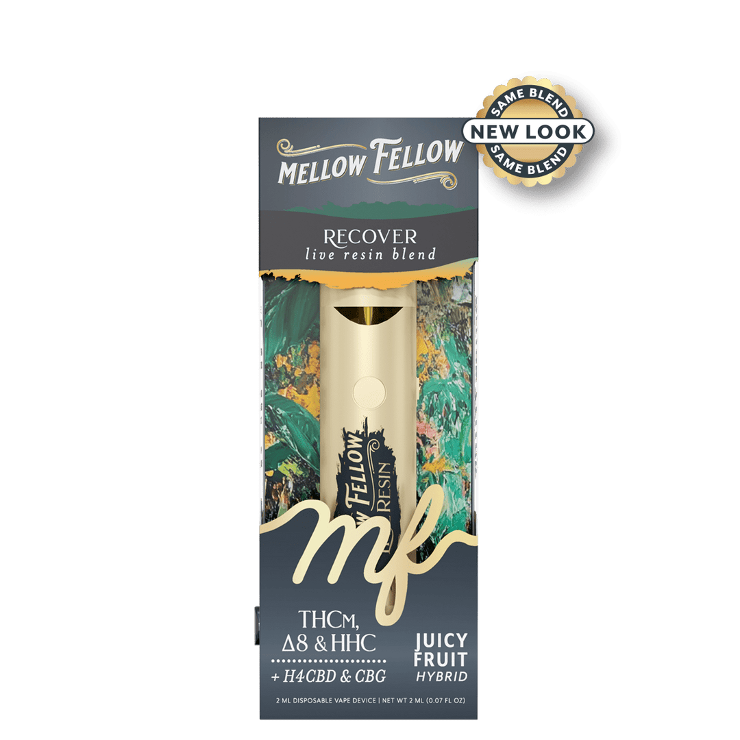 MELLOW FELLOW LIVE RESIN 2ML DISPOSABLE VAPE – JUICY FRUIT