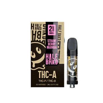 HALF BAK'D 2 GRAM CARTRIDGE STRAWBERRY MAMBA