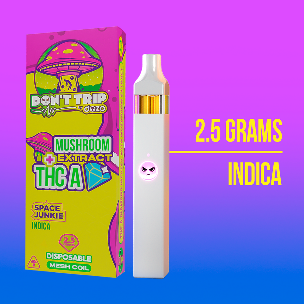 2.5G DON'T TRIP MUSHROOM VAPE: SPACE JUNKIE (INDICA)