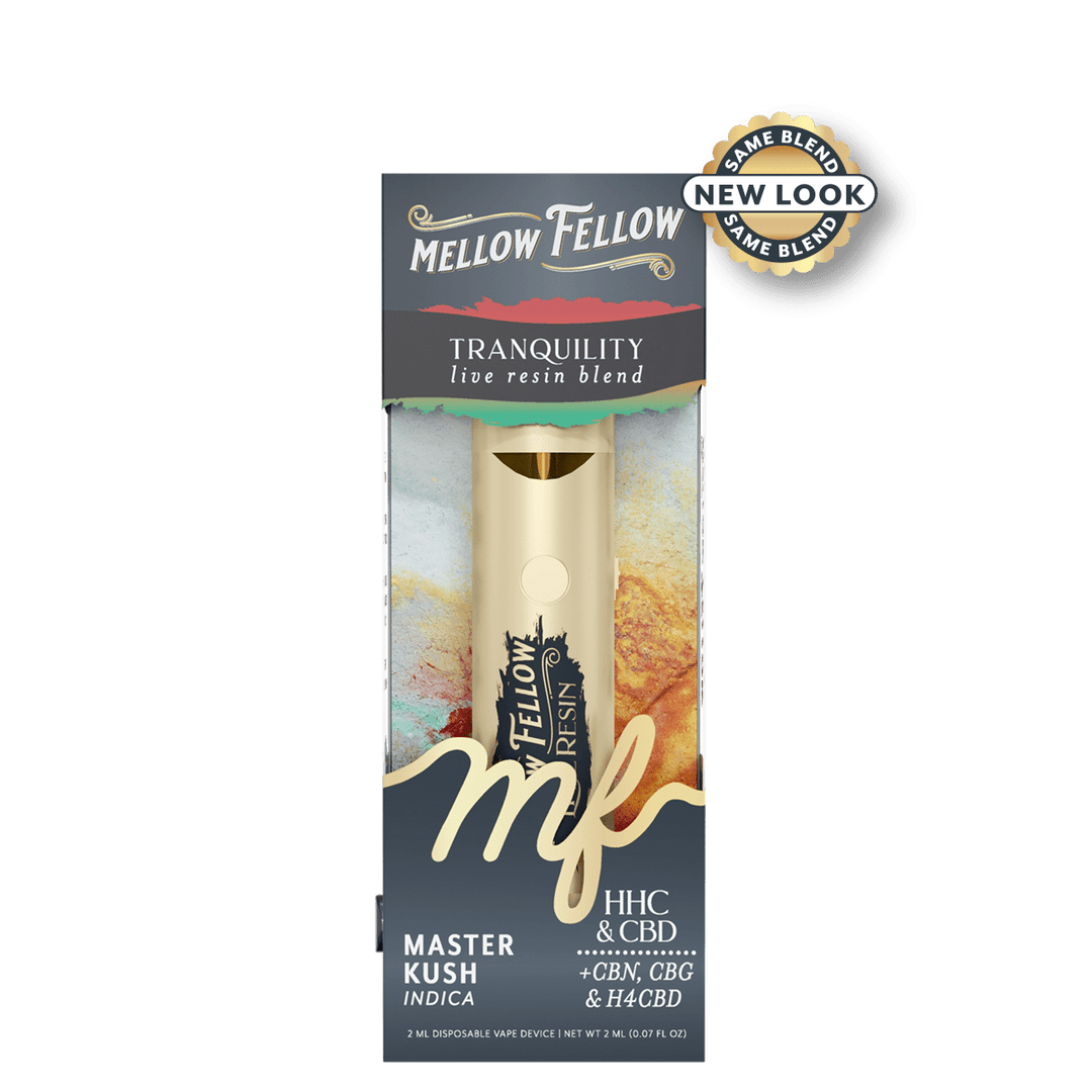 MELLOW FELLOW LIVE RESIN 2ML DISPOSABLE VAPE – MASTER KUSH