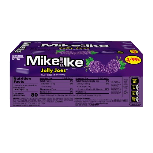 MIKE AND IKE JOLLY JOES 0.78 OZ. BOX 1 CT/24 PK