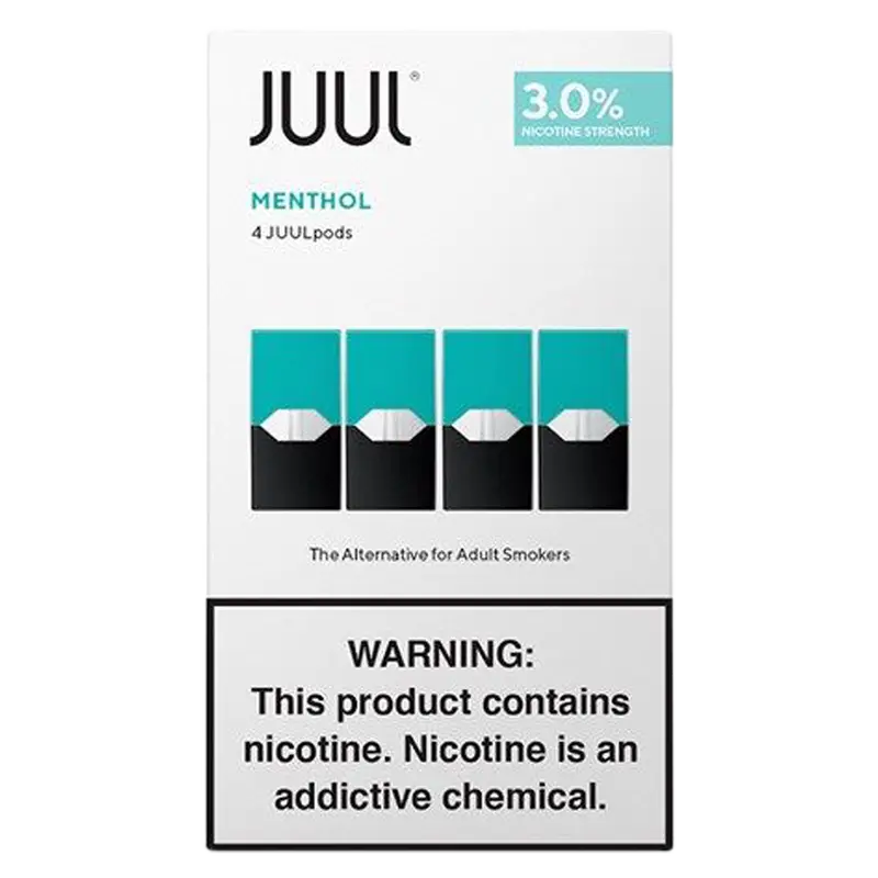 JUUL PODS MENTHOL 3% - 4 PK