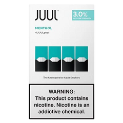 JUUL PODS MENTHOL 3% - 4 PK