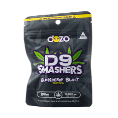 DOZO D9 SMASHERS GUMMIES - 10000MG | BLACKBERRY BLAST (SATIVA)