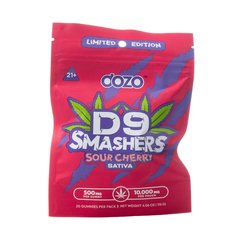 DOZO D9 SMASHERS GUMMIES - 10000MG | SOUR CHERRY (SATIVA)