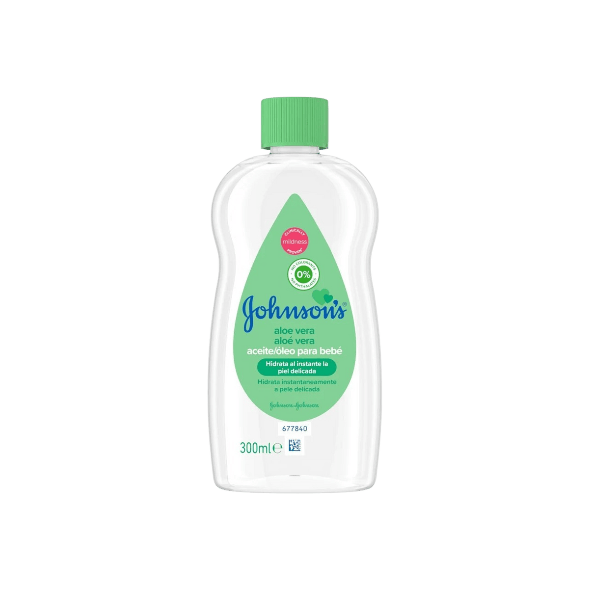 JOHNSONS BABY OIL ALOE 300ML