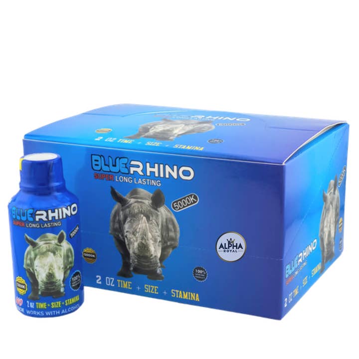 RHINO BLUE SUPPLEMENT SHOT- 2 Oz