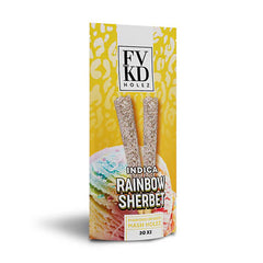 FVKD DIAMOND INFUSED HASH HOLEZ THCA PRE-ROLLS 10PK RAINBOW SHERBERT