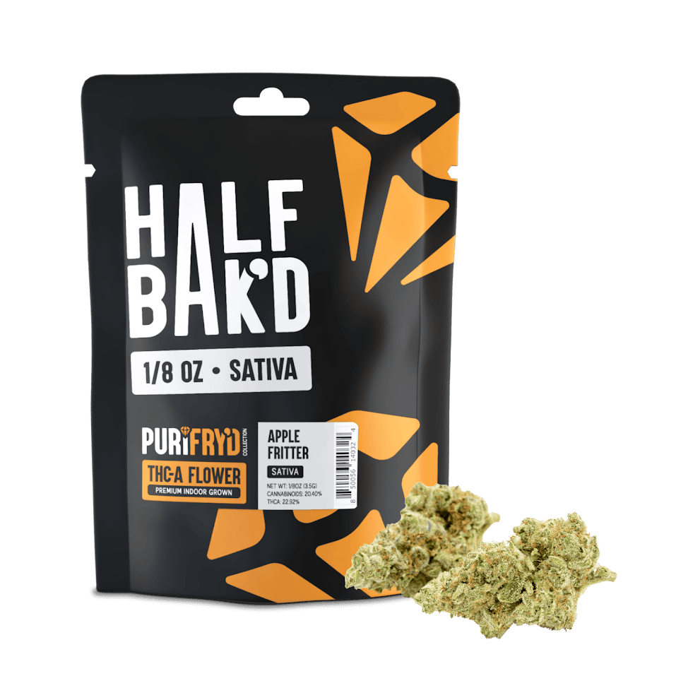 HALF BAK'D PURIFRY'D 3.5G FLOWER /  SATIVA