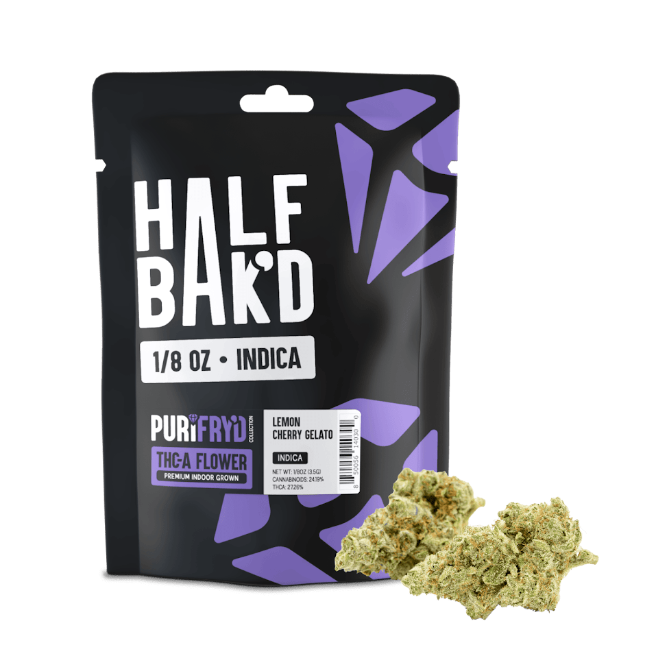 HALF BAK'D PURIFRY'D 3.5G FLOWER /  INDICA