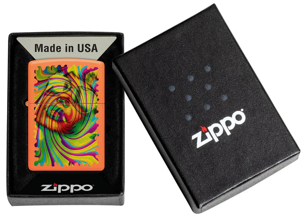 ZIPPO - SUNGLASS WOMAN DESIGN ORANGE MATTE - SINGLE
