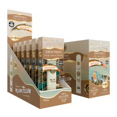 MELLOW FELLOW DISPOSABLE VAPE SPINNERS 1ML GROUNDED BLEND PAPAYA PEACH (INDICA)