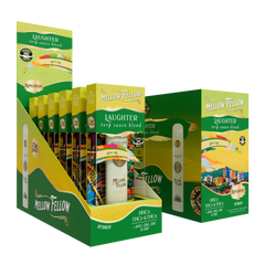 MELLOW FELLOW DISPOSABLE VAPE SPINNERS 1ML LAUGHTER BLEND GAS OG (HYBRID)