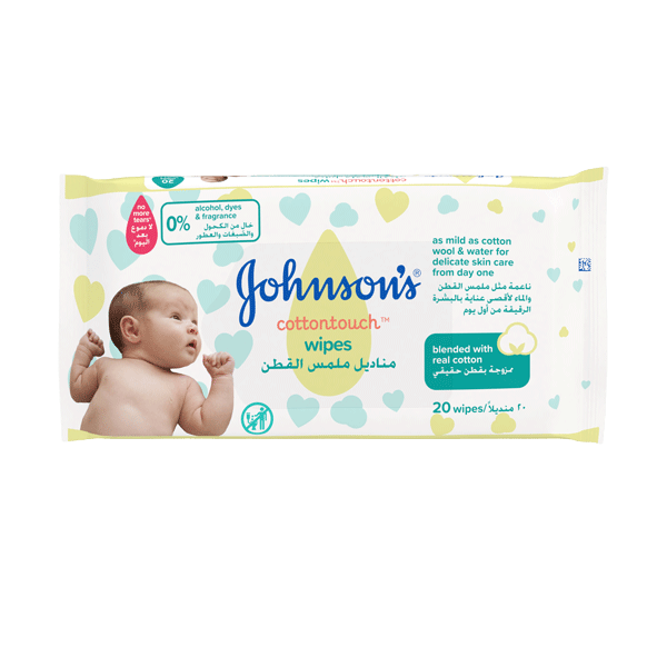 JOHNSON'S BABY WIPES CTN TOUCH