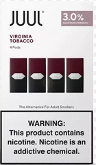 JUUL PODS VIRGINIA TB 3% -4 PK