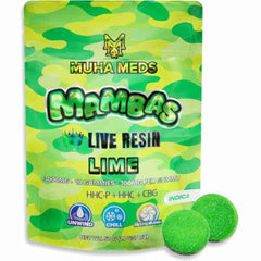 MUHA MEDS MAMBAS LIVE RESIN 10PC GUMMIES 3G LIME