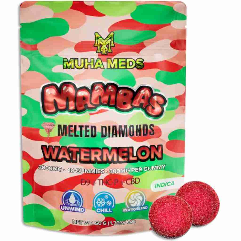 MUHA MEDS MAMBAS MELTED DIAMONDS 10PC GUMMIES 3G