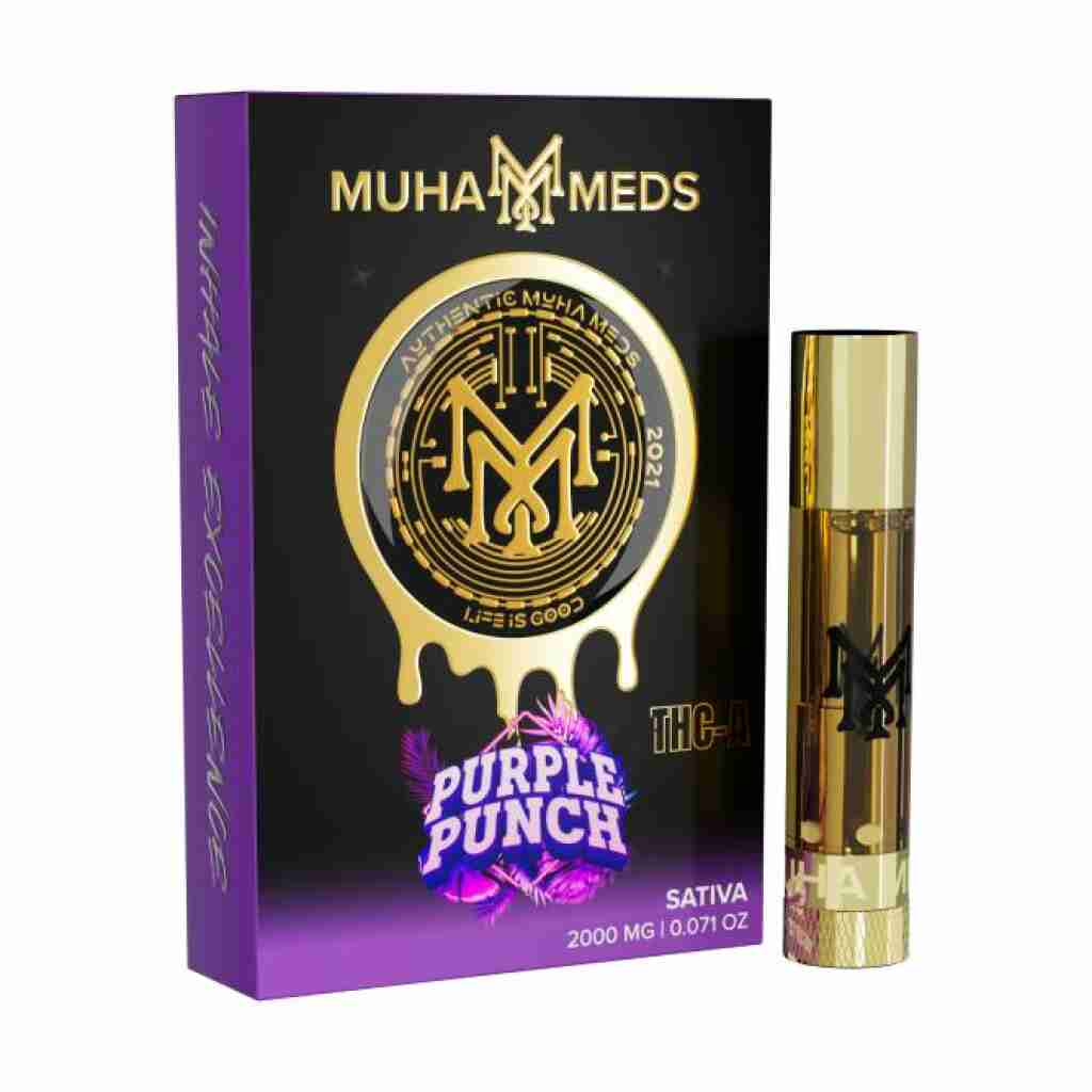 PURPLE PUNCH MUHA MEDS THC-A CARTRIDGE 2G