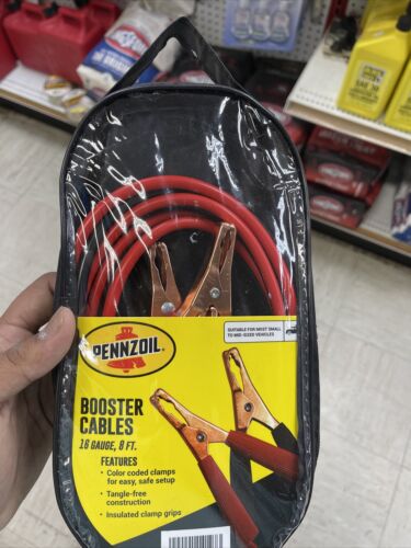 PENNZOIL BOOSTER CABLES 8 FT