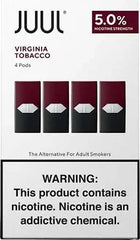 JUUL PODS VIRGINIA TB 5% -4 PK