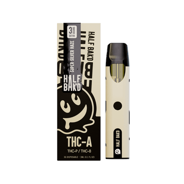 HALF BAK'D 3 GRAM DISPOSABLE SUPER SILVER HAZE