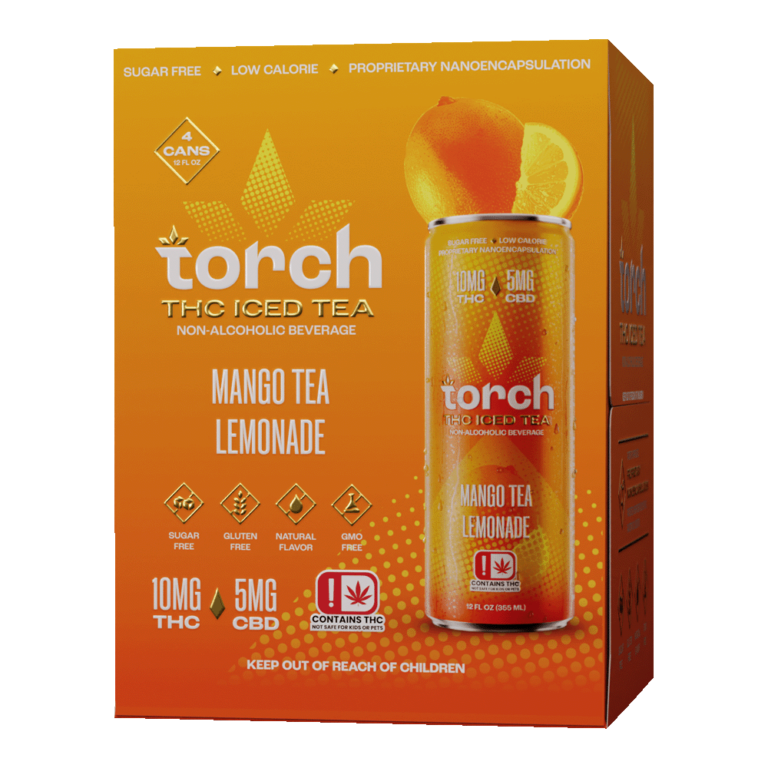 MANGO TEA LEMONADE 10MG THC ICED TEA (4 PACK)