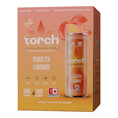PEACH TEA LEMONADE 10MG THC ICED TEA (4 PACK)