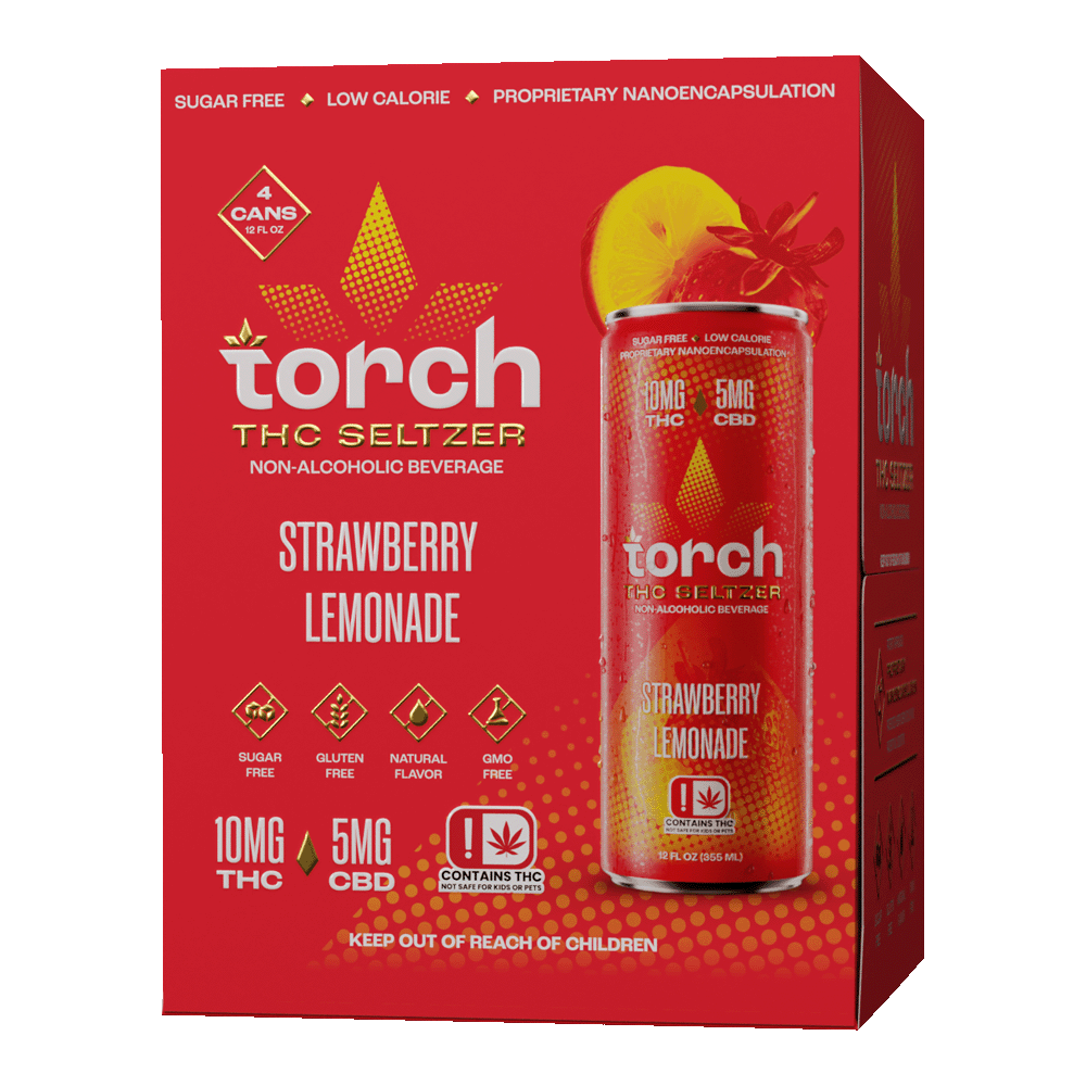 STRAWBERRY LEMONADE 10MG THC SELTZER (4 PACK)