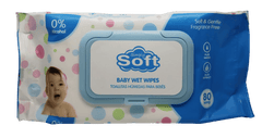 SIMPLY BABY WIPES 80CT BLUE/LID